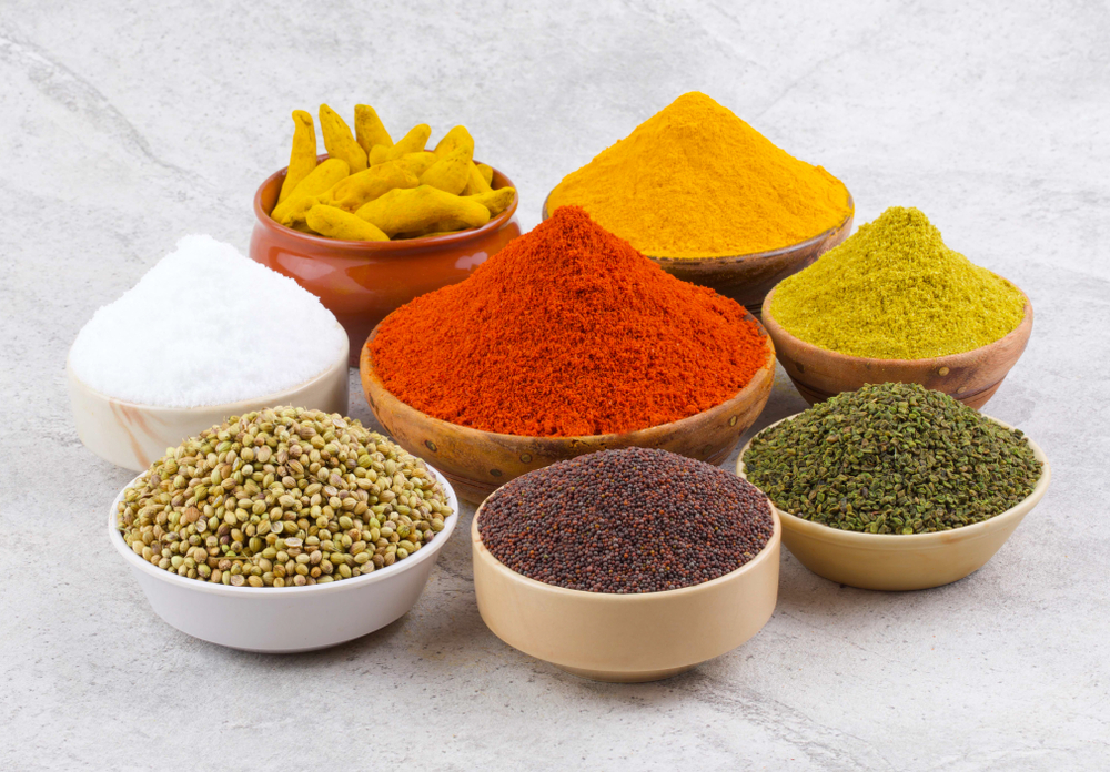 Spices - Turmeric, Chilli, Cloves